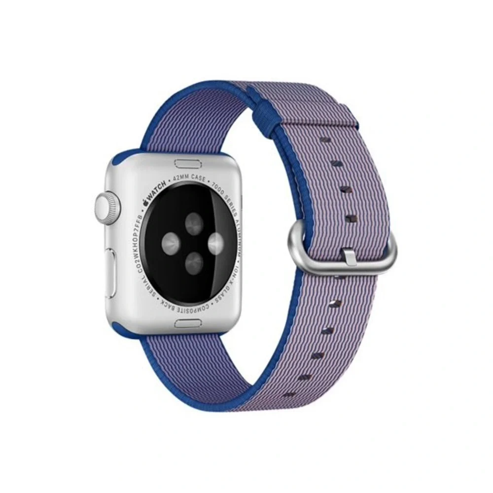 Apple Watch 42mm Woven Nylon Band, Royal Blue
